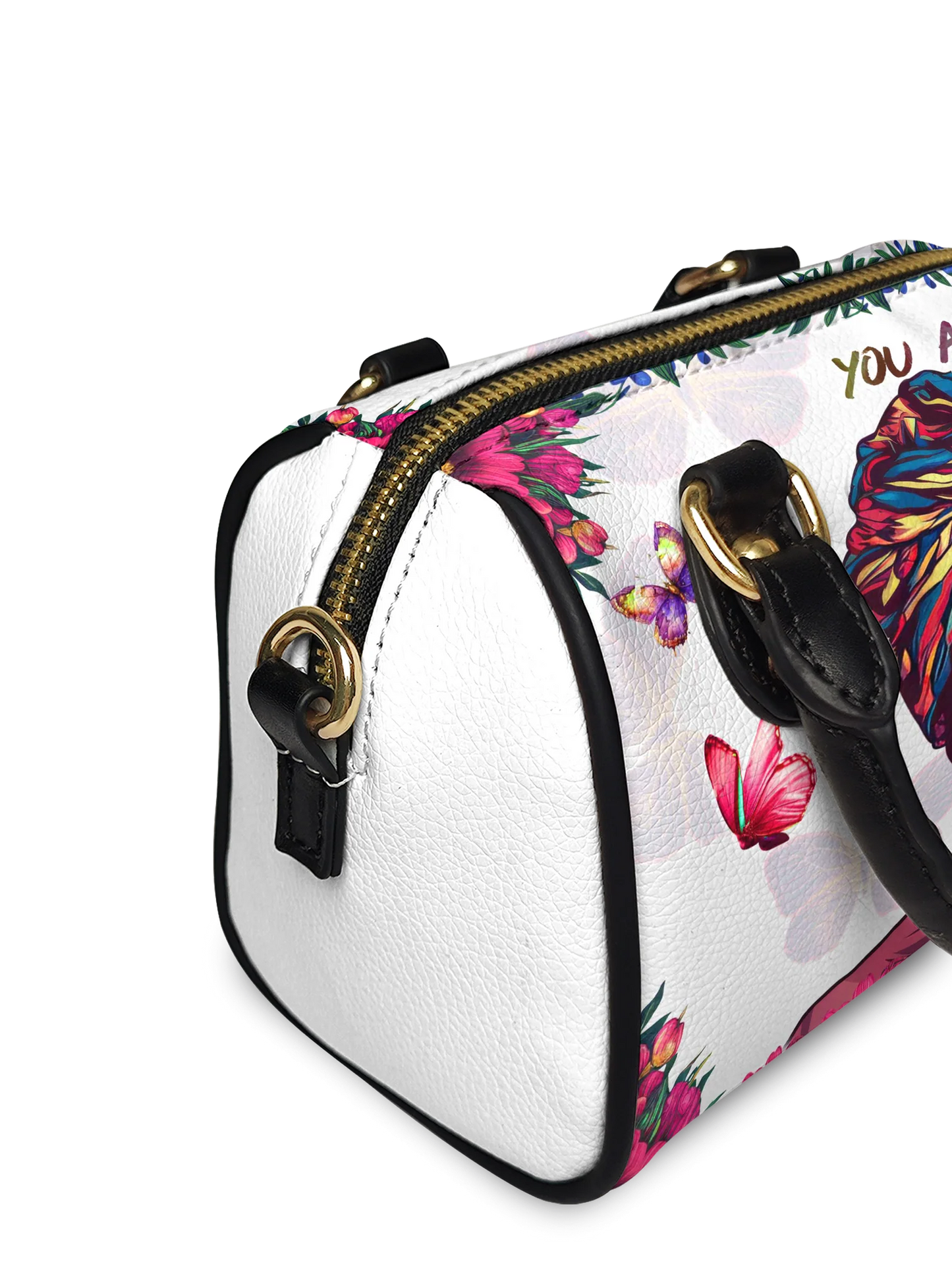 Afroyla "Imani" Dove White Mini Satchel
