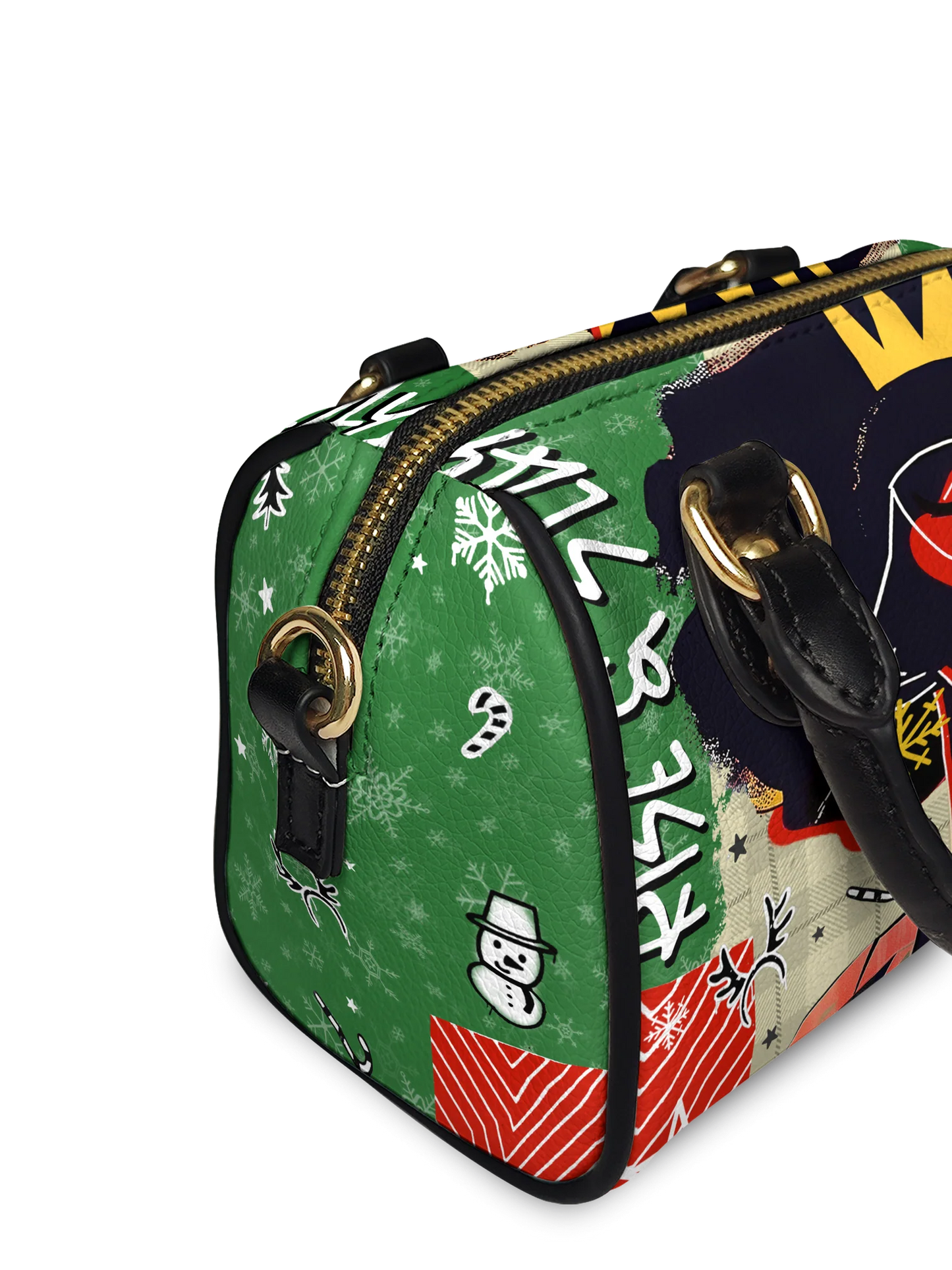 Afroyla "Aina" Lime Pop Xmas Mini Satchel