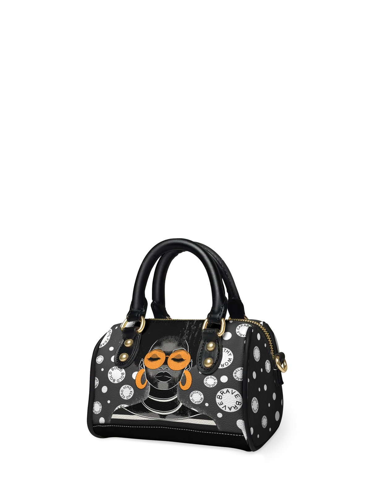 Afroyla "Fahari" Monochrome Mini Satchel