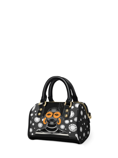 Afroyla "Fahari" Monochrome Mini Satchel
