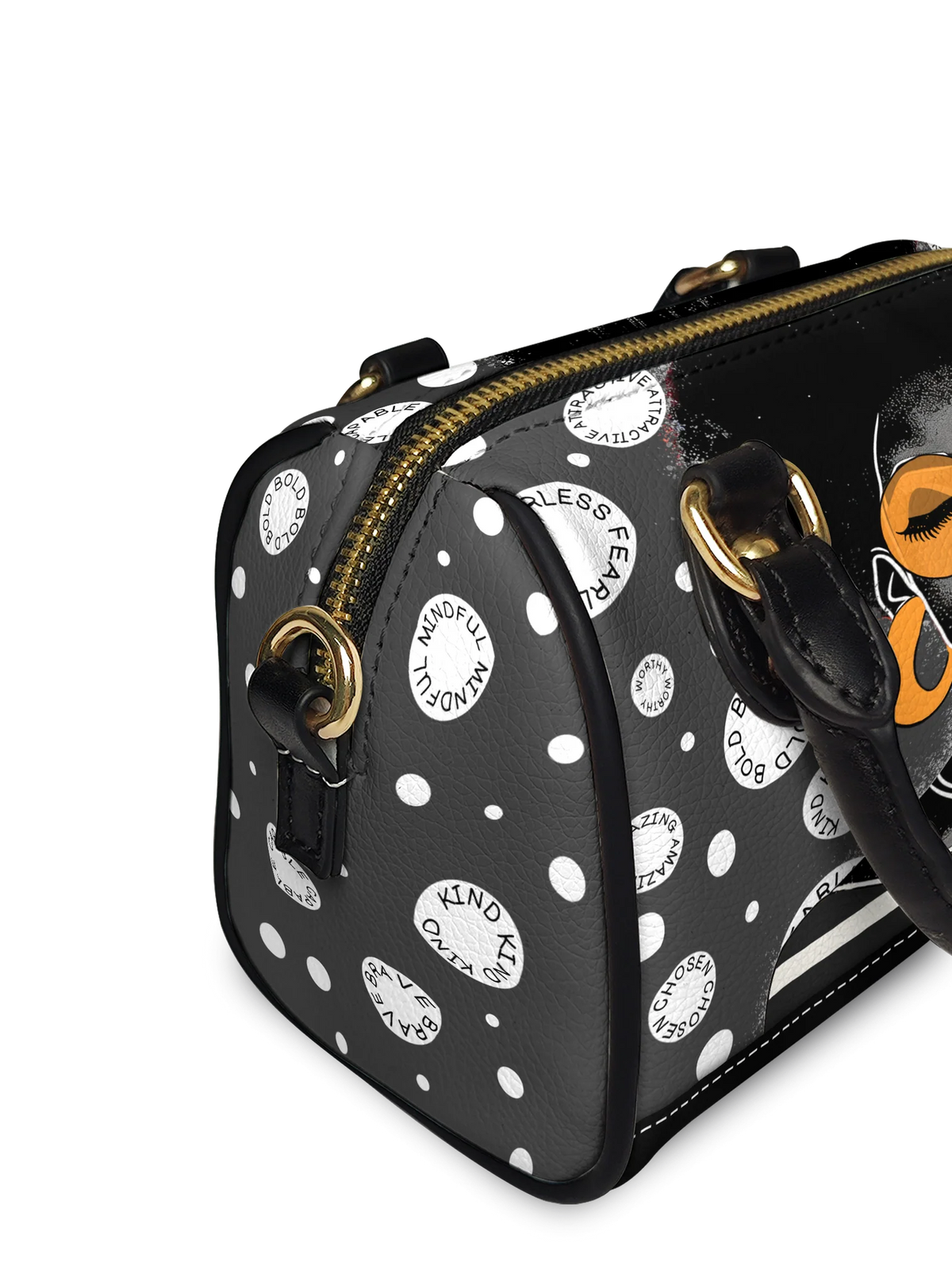 Afroyla "Fahari" Monochrome Mini Satchel
