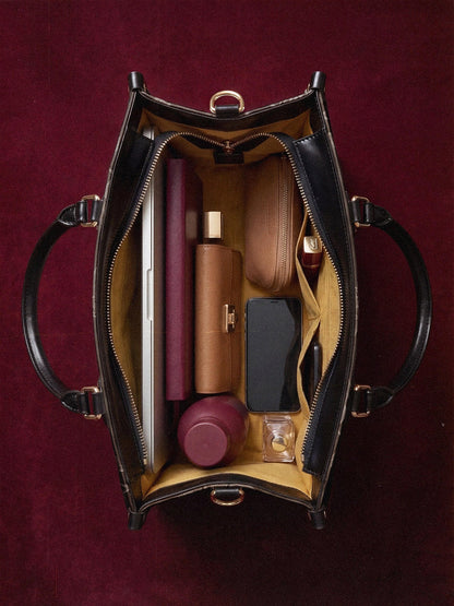 Afroyla "Kadia" Leather Handbag
