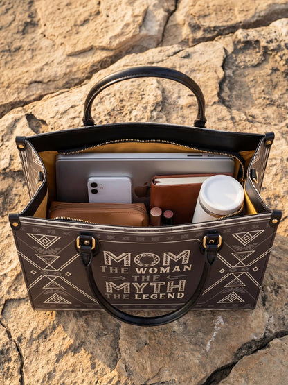 Afroyla "Mamalore" Leather Handbag
