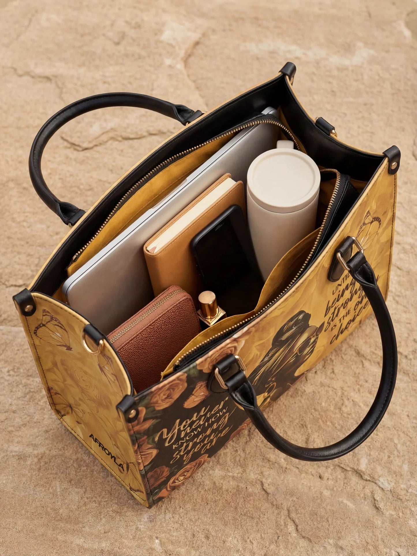 Afroyla "Siyanda" Leather Handbag