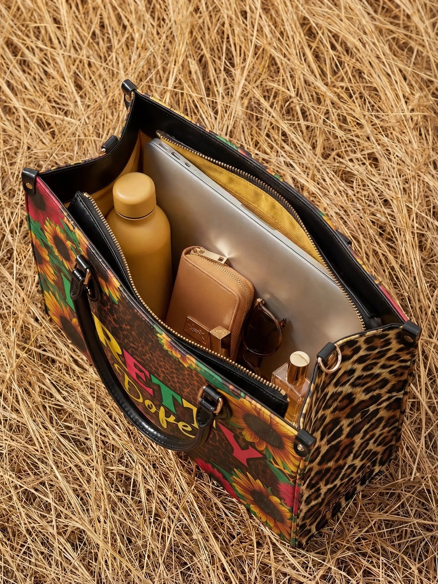 Afroyla "Solya" Leather Handbag