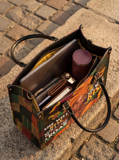 Afroyla "Thundara" Leather Handbag