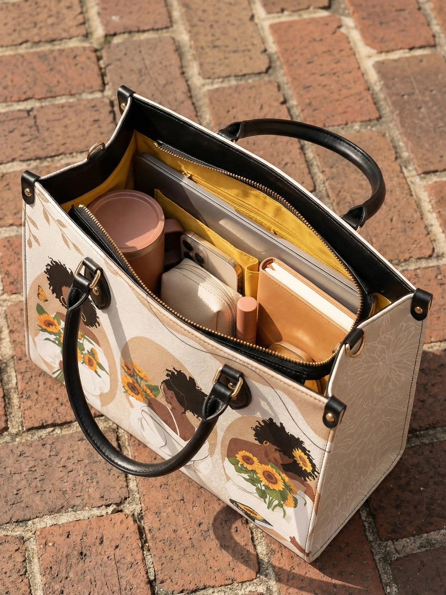 Afroyla "Solina" Leather Handbag